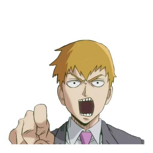 🤬 Стикер «Mob Psycho 100» для Telegram