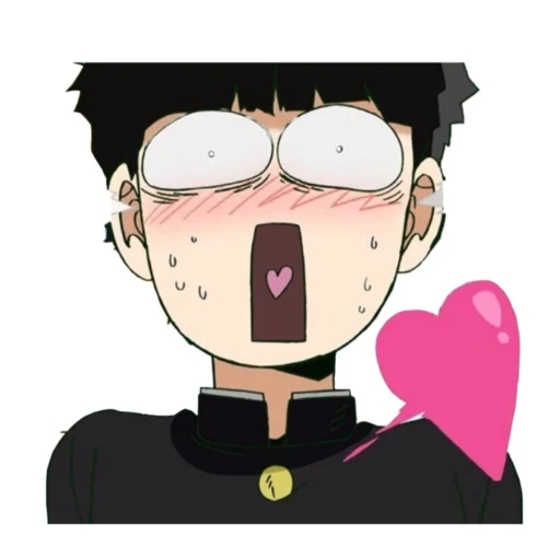😍 Стикер «Mob Psycho 100» для Telegram