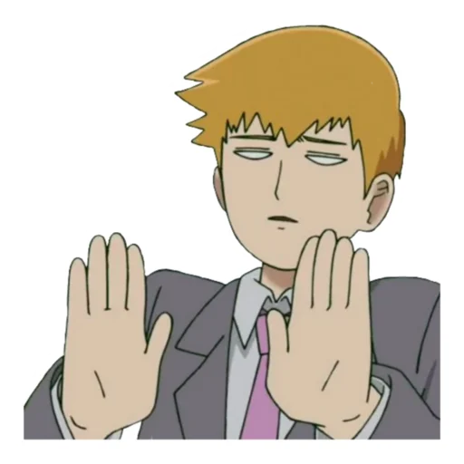🏳️ Стикер «Mob Psycho 100» для Telegram
