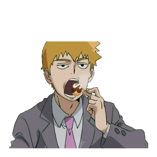 🧁 Стикер «Mob Psycho 100» для Telegram