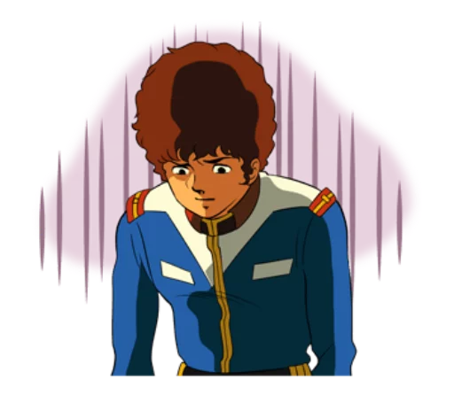 😔 Стикер «Gundam 0079 + Zeta Gundam» для Telegram