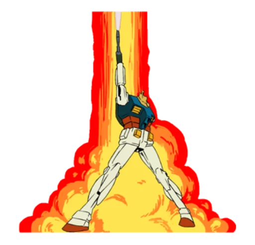 🤖 Стикер «Gundam 0079 + Zeta Gundam» для Telegram