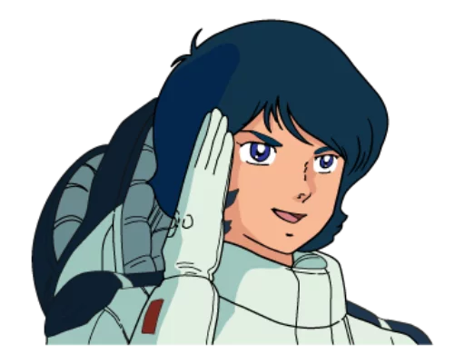 🙂 Стикер «Gundam 0079 + Zeta Gundam» для Telegram