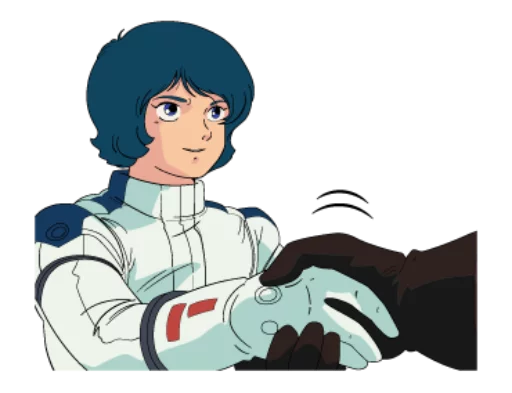 😀 Стикер «Gundam 0079 + Zeta Gundam» для Telegram