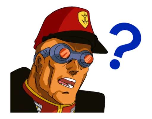❓ Стикер «Gundam 0079 + Zeta Gundam» для Telegram
