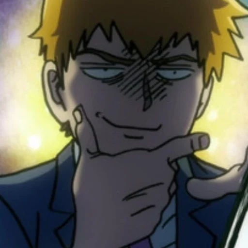 😏 Стикер «MobPsycho100» для Telegram