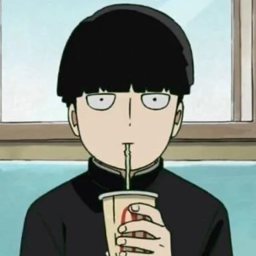 🙃 Стикер «MobPsycho100» для Telegram