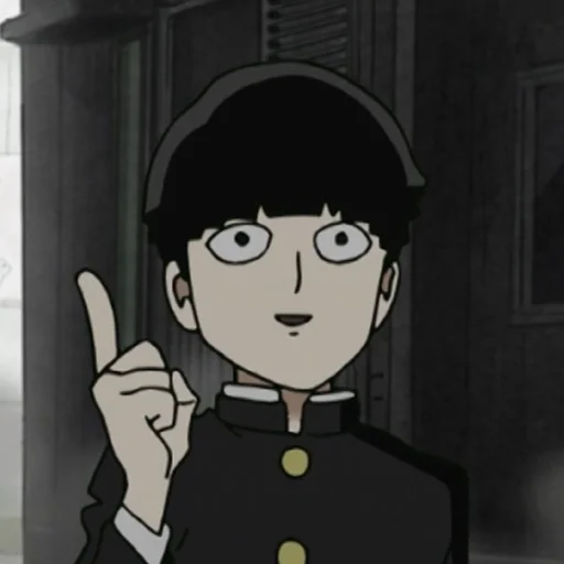 🤔 Стикер «MobPsycho100» для Telegram