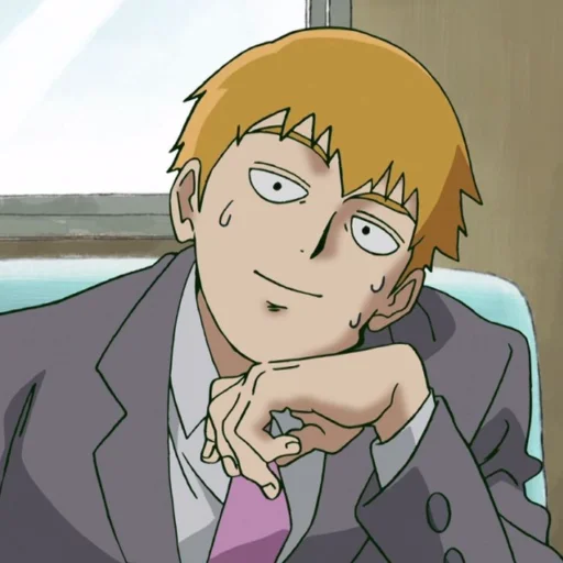 😓 Стикер «MobPsycho100» для Telegram