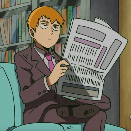 🤨 Стикер «MobPsycho100» для Telegram