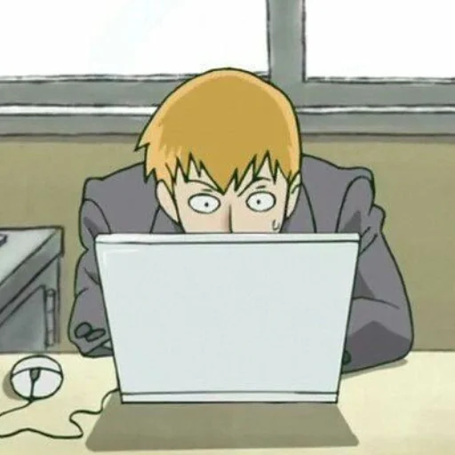😳 Стикер «MobPsycho100» для Telegram