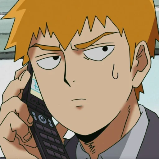 🥶 Стикер «MobPsycho100» для Telegram