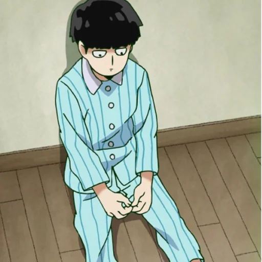😶 Стикер «MobPsycho100» для Telegram