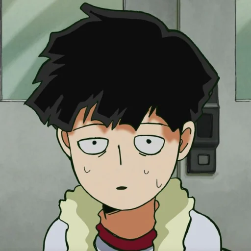 🥵 Стикер «MobPsycho100» для Telegram