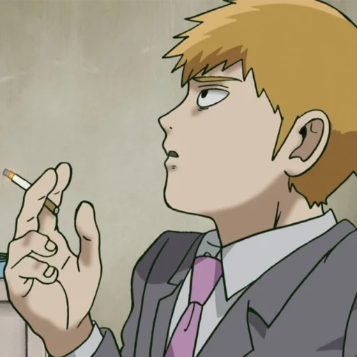 🚬 Стикер «MobPsycho100» для Telegram