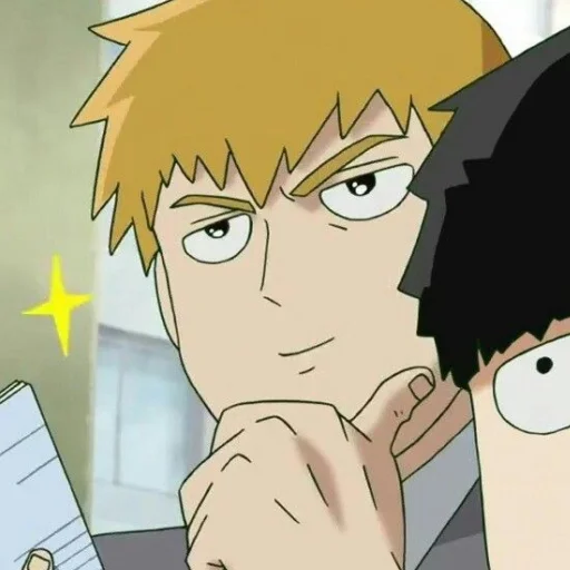 🤩 Стикер «MobPsycho100» для Telegram
