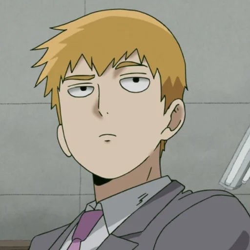 😶 Стикер «MobPsycho100» для Telegram