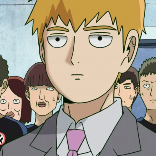 😶 Стикер «MobPsycho100» для Telegram
