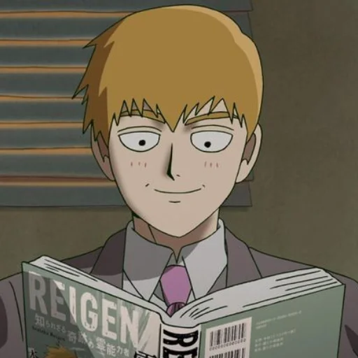 😁 Стикер «MobPsycho100» для Telegram