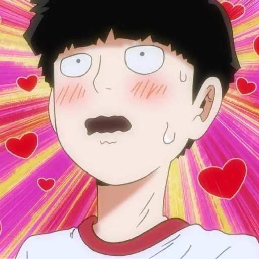 🥰 Стикер «MobPsycho100» для Telegram