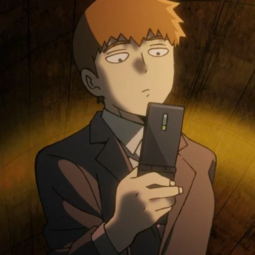 😐 Стикер «MobPsycho100» для Telegram