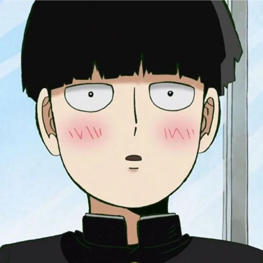 😳 Стикер «MobPsycho100» для Telegram