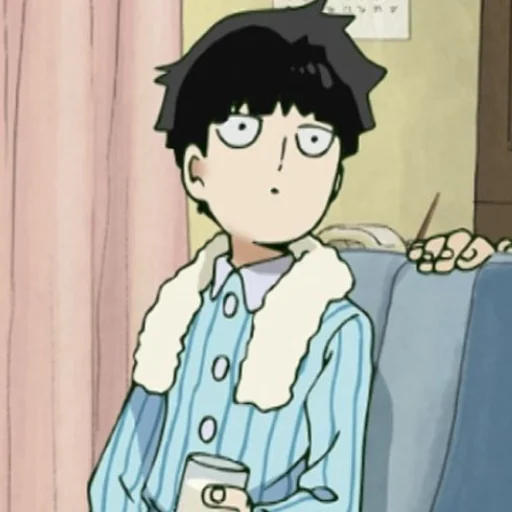 😯 Стикер «MobPsycho100» для Telegram