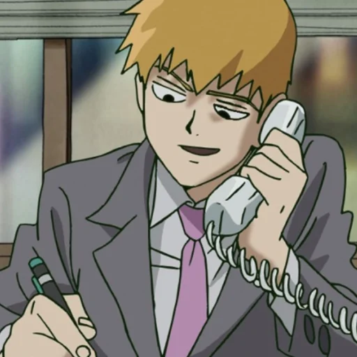 🧐 Стикер «MobPsycho100» для Telegram