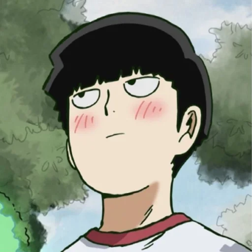 ☺️ Стикер «MobPsycho100» для Telegram
