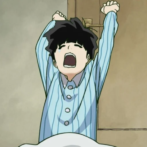 😪 Стикер «MobPsycho100» для Telegram