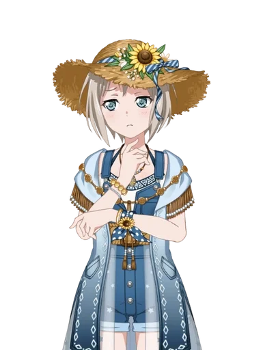 🌻 Стикер «Moca Aoba» для Telegram
