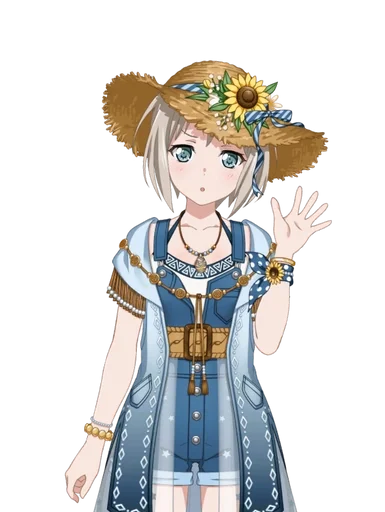 🌻 Стикер «Moca Aoba» для Telegram