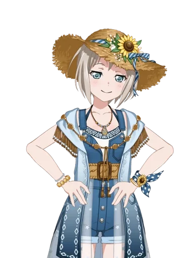 🌻 Стикер «Moca Aoba» для Telegram