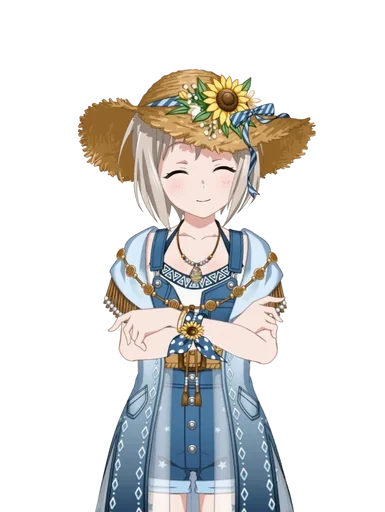 🌻 Стикер «Moca Aoba» для Telegram