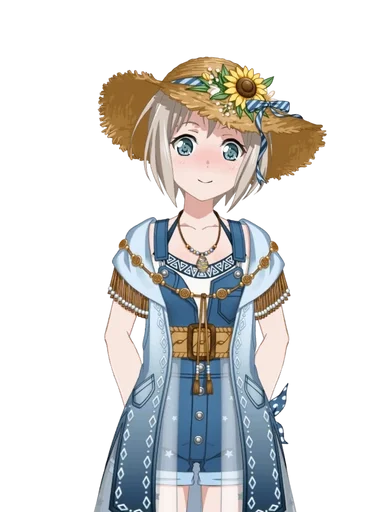 🌻 Стикер «Moca Aoba» для Telegram