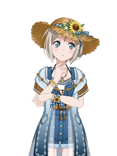🌻 Стикер «Moca Aoba» для Telegram
