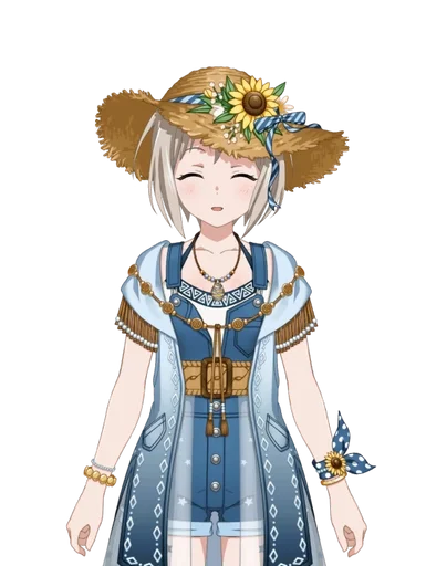 🌻 Стикер «Moca Aoba» для Telegram