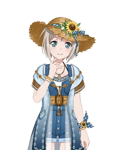 🌻 Стикер «Moca Aoba» для Telegram