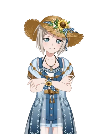 🌻 Стикер «Moca Aoba» для Telegram