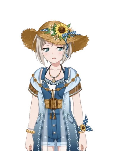 🌻 Стикер «Moca Aoba» для Telegram