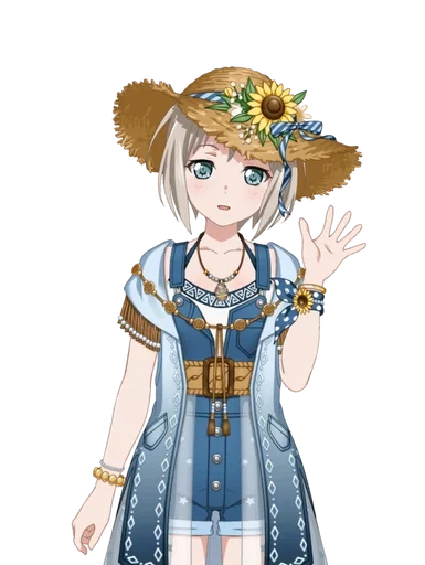 🌻 Стикер «Moca Aoba» для Telegram