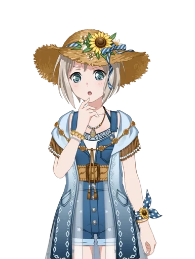 🌻 Стикер «Moca Aoba» для Telegram