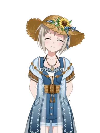 🌻 Стикер «Moca Aoba» для Telegram