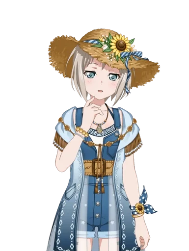 🌻 Стикер «Moca Aoba» для Telegram