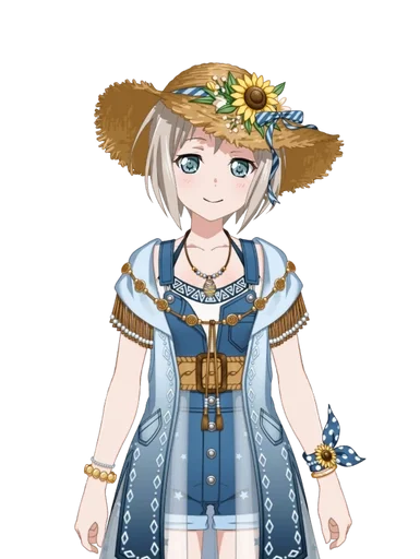 🌻 Стикер «Moca Aoba» для Telegram