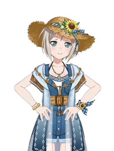 🌻 Стикер «Moca Aoba» для Telegram