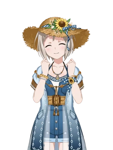🌻 Стикер «Moca Aoba» для Telegram