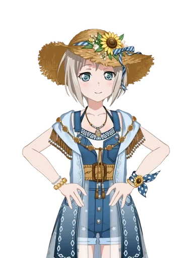 🌻 Стикер «Moca Aoba» для Telegram