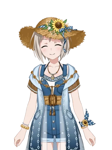 🌻 Стикер «Moca Aoba» для Telegram