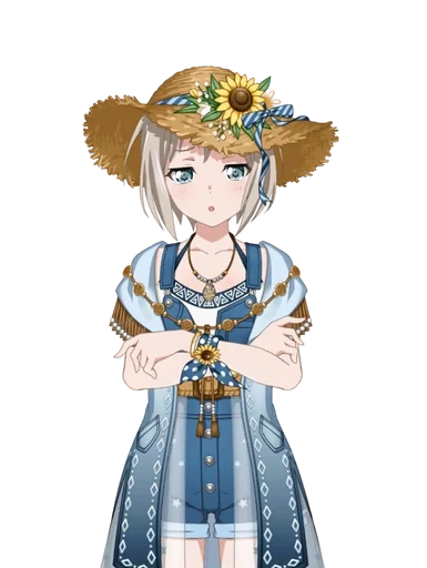 🌻 Стикер «Moca Aoba» для Telegram